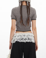 Puppy short sleeve crew neck