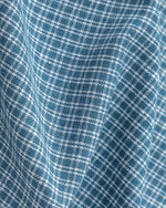 復古格紋短袖襯衫