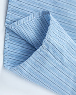 Casual striped short-sleeved shirt