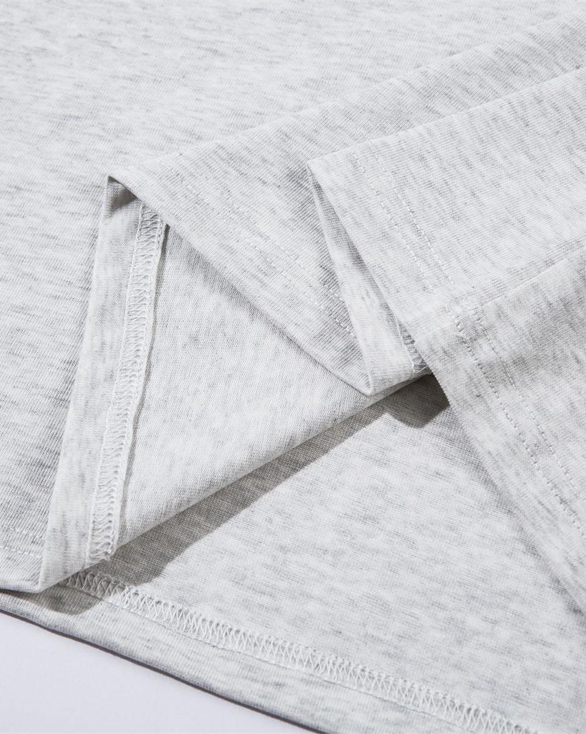 Lettering print half-zip short sleeves