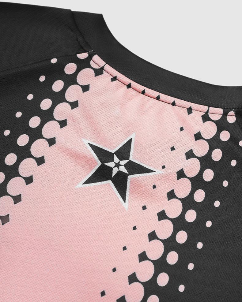 復古漸變運動長袖