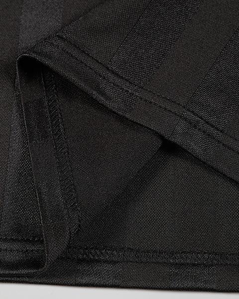 v領運動條紋短袖