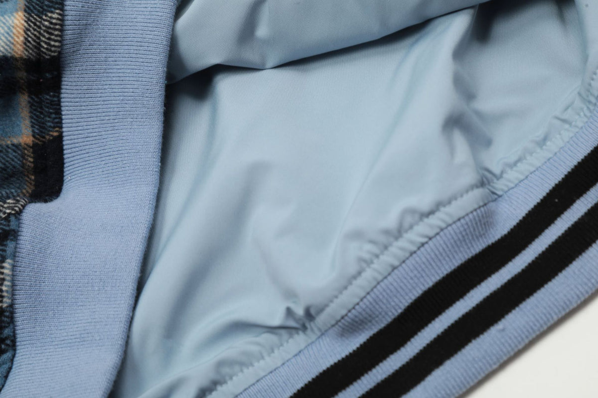 vintage embroidered reversible jacket