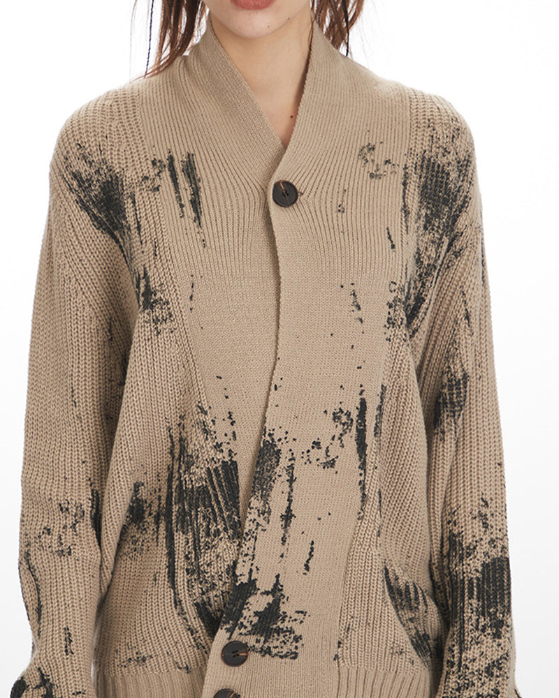 扎染針織外套(女款)