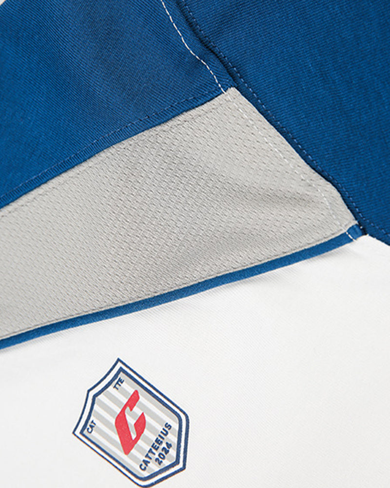 Colorblock loose short sleeves