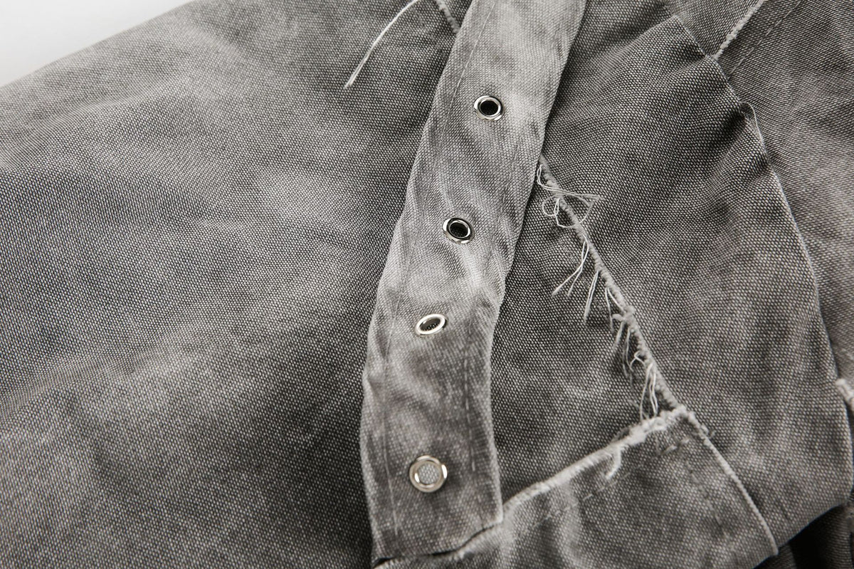 레트로 루즈 코튼 재킷