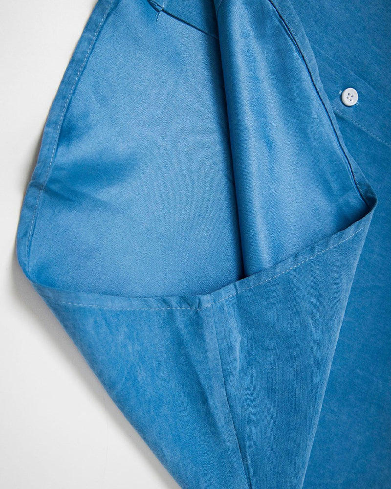 刺綉小花朵短袖襯衫