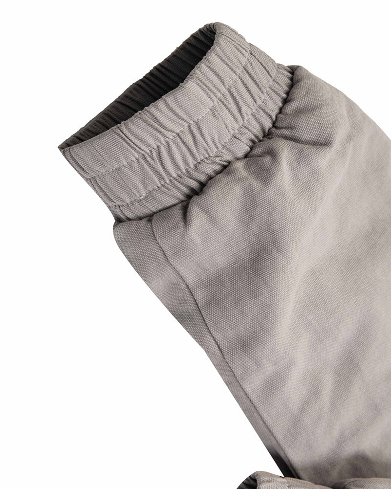 모피 트리밍 후드 코튼 패딩 재킷