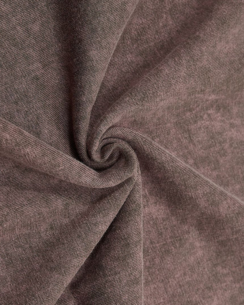 Color-blocked raglan short-sleeved shirt