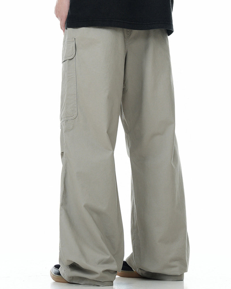 Multi-pocket casual trousers
