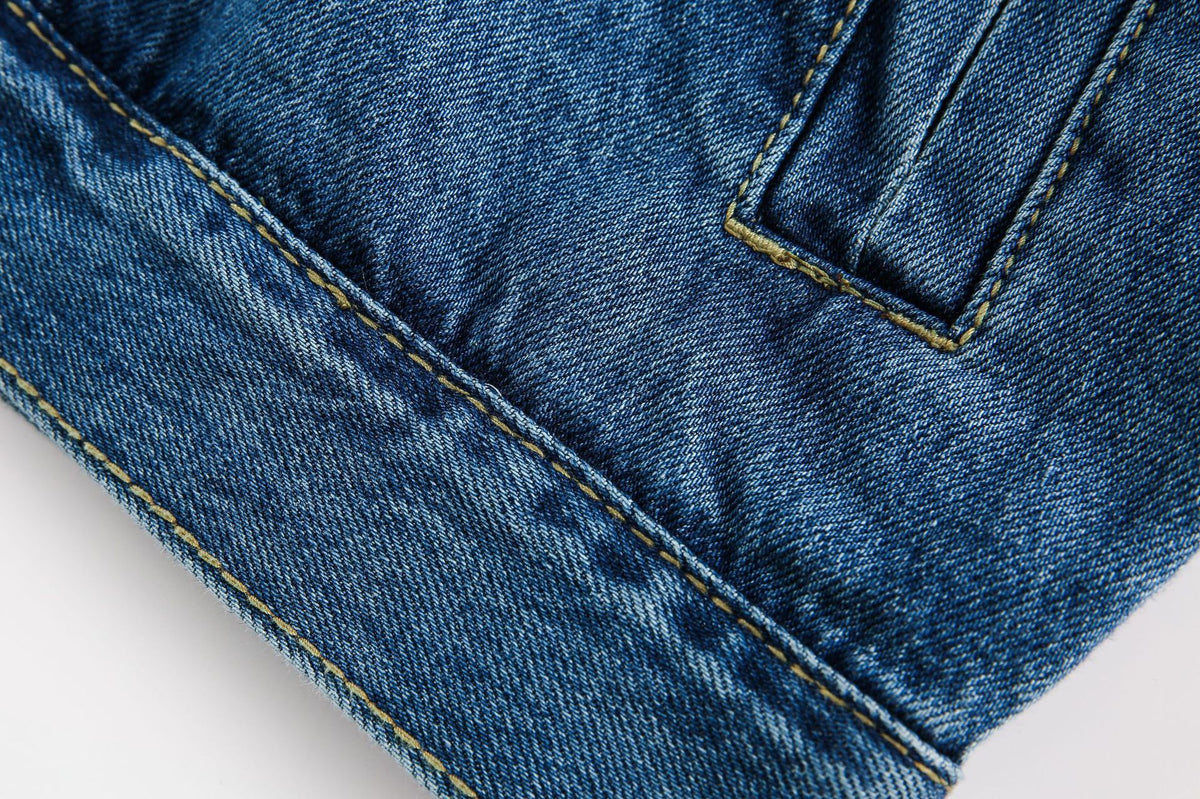 빈티지 쇼트 데님 재킷