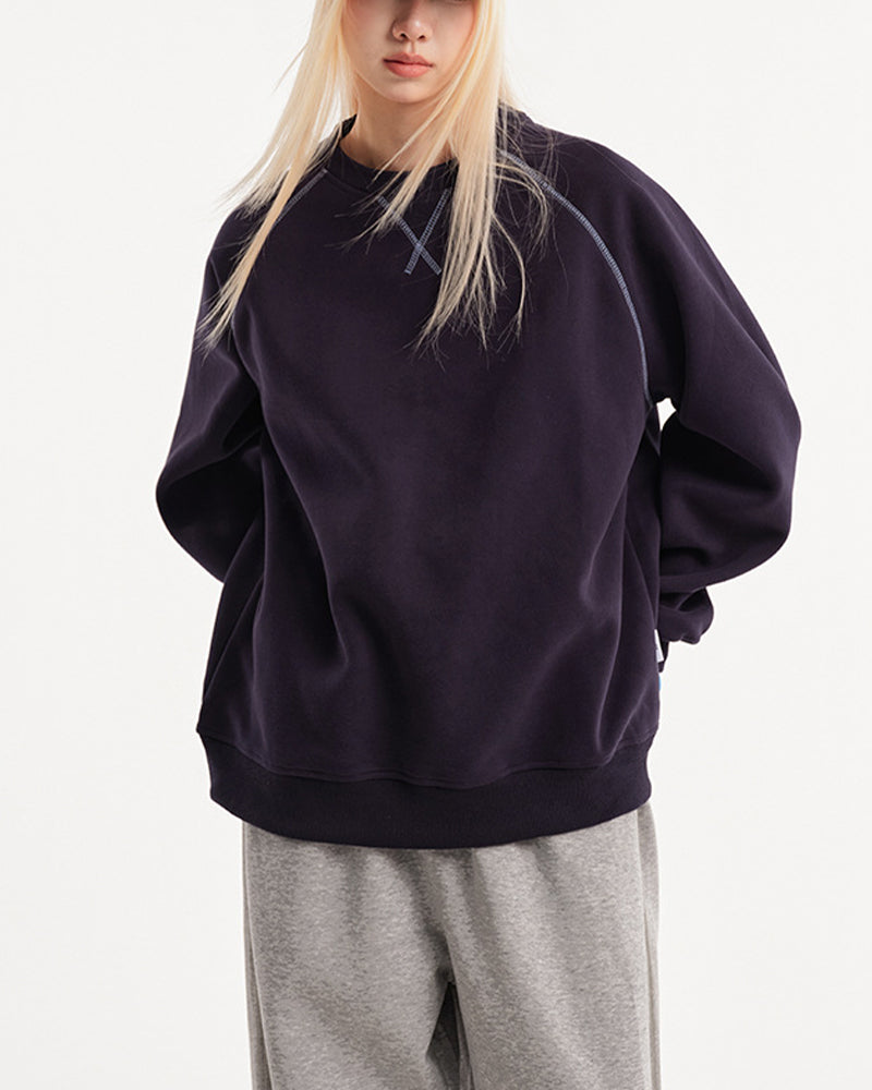 簡約寬鬆休閑衛衣