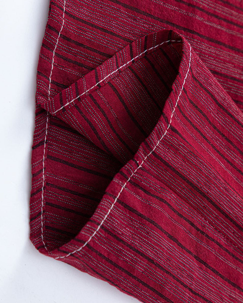 레트로 캐주얼 반팔 셔츠