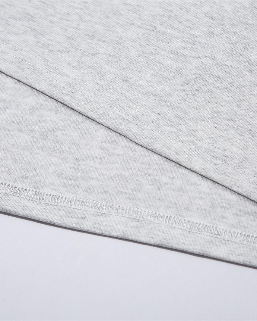 Lettering print half-zip short sleeves