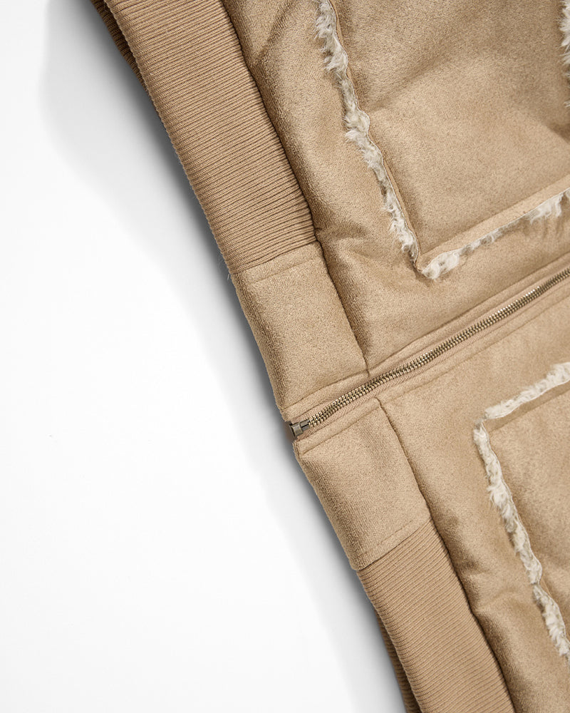 Retro letter embroidered jacket