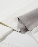 장식 프린트 반팔 셔츠