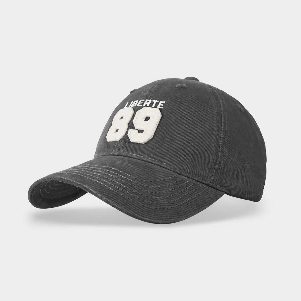 カラーブロック刺繍入りベースボールキャップ