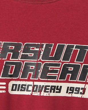 Lettering print crew neck short sleeves