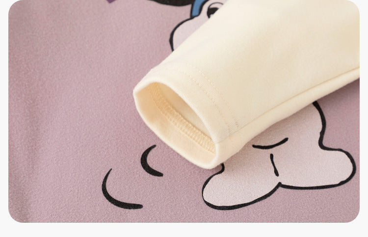 復古撞色打底衫