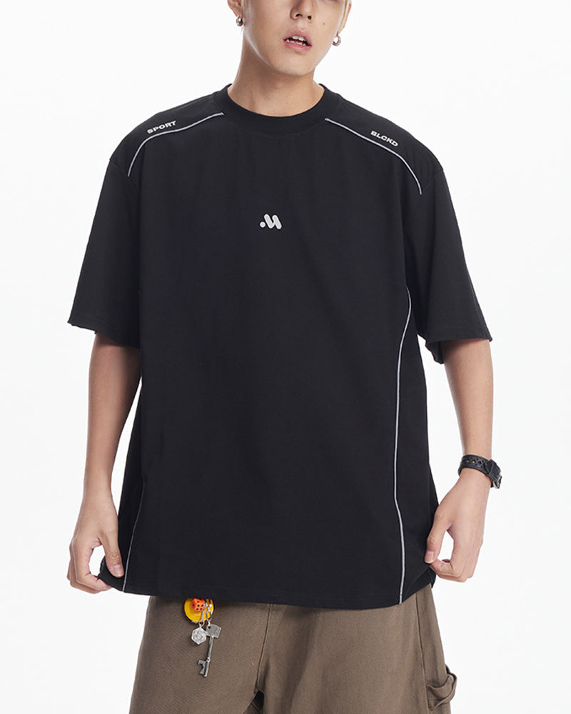 Loose and simple short sleeves