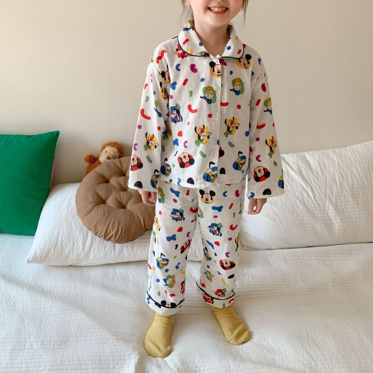 可愛卡通睡衣套裝