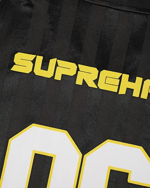 v領運動條紋短袖