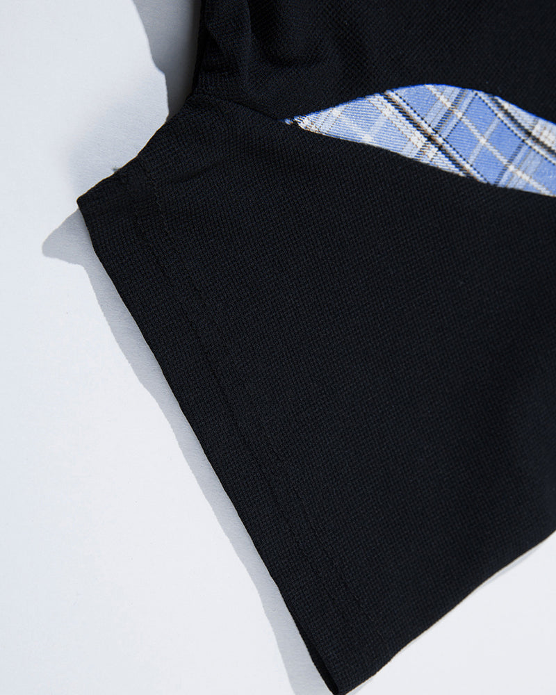 레트로 패치워크 반팔 (여성용)