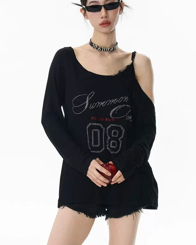 Retro personality hot girl long sleeve (women's version)