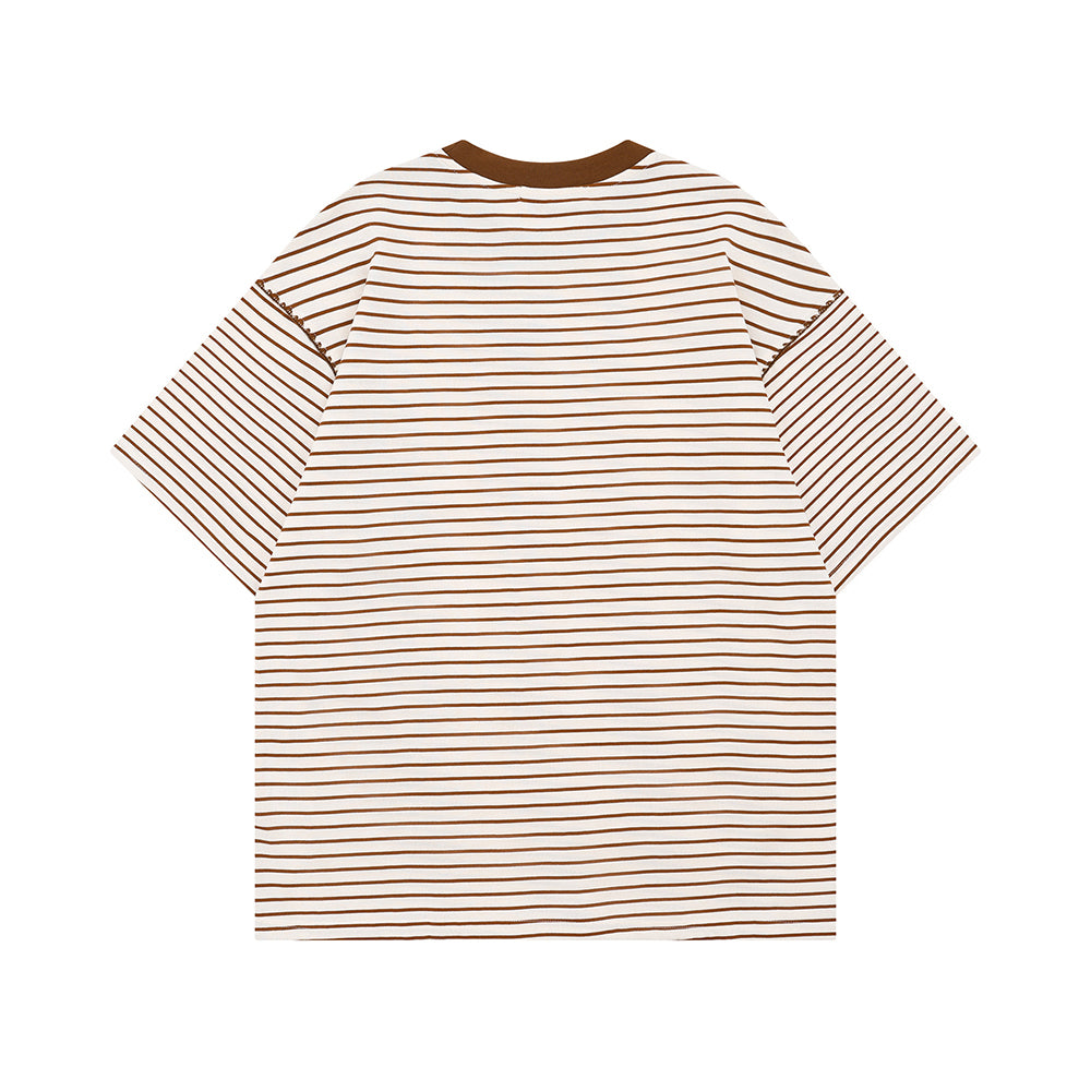 그래피티 스트라이프 반팔