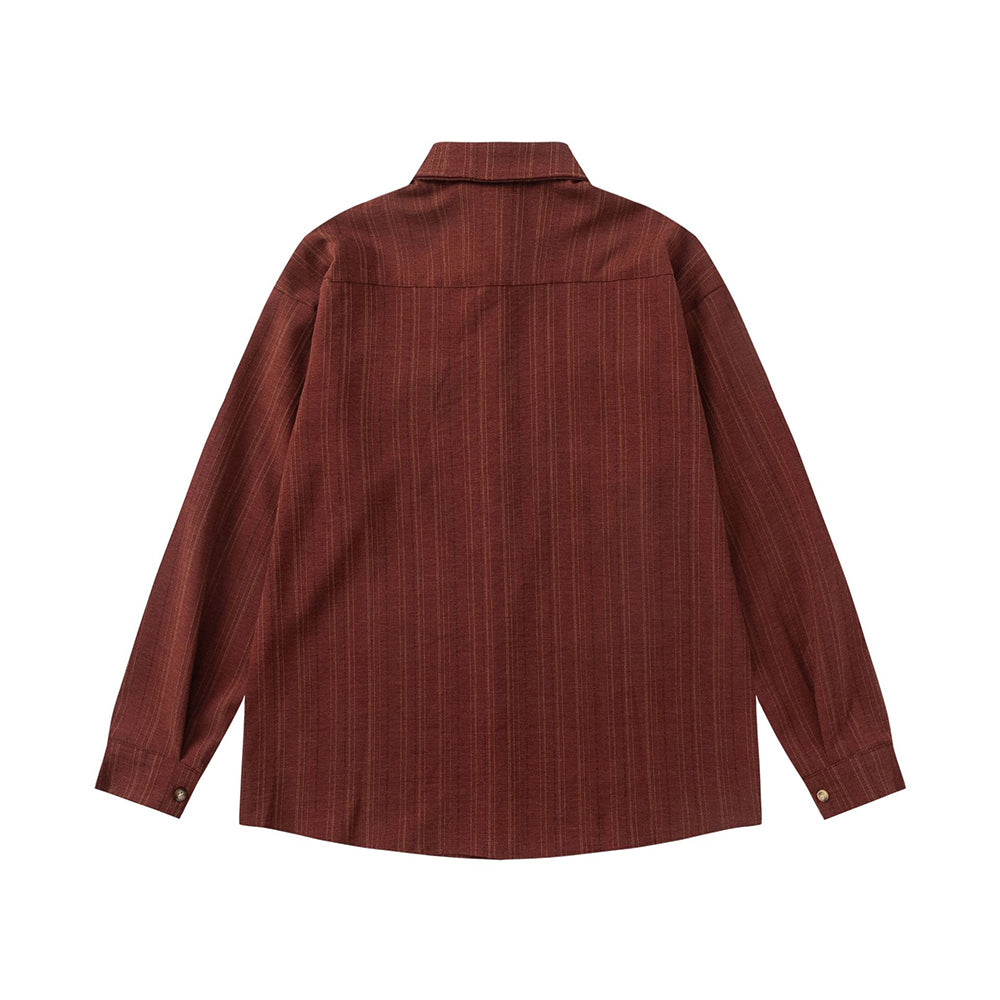 vintage striped long sleeve shirt