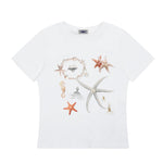 Retro simple short sleeves