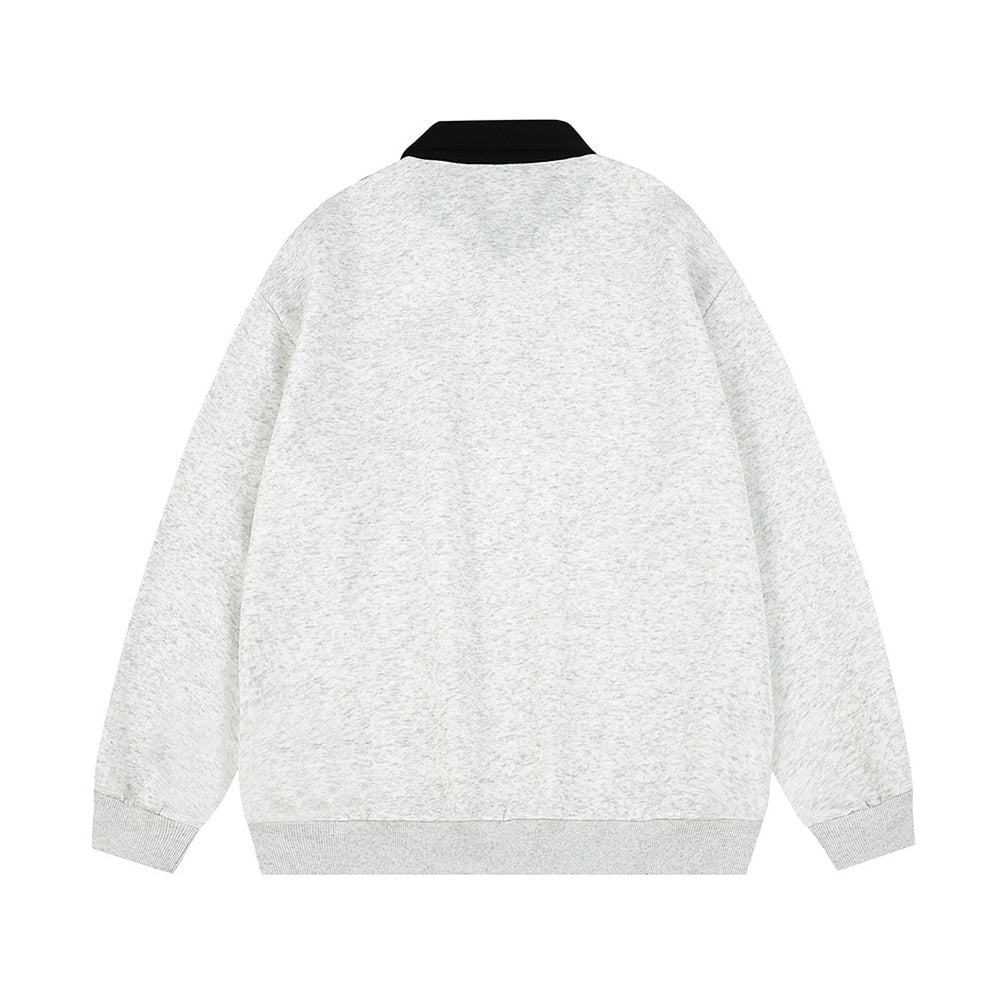 復古小狗刺綉衛衣