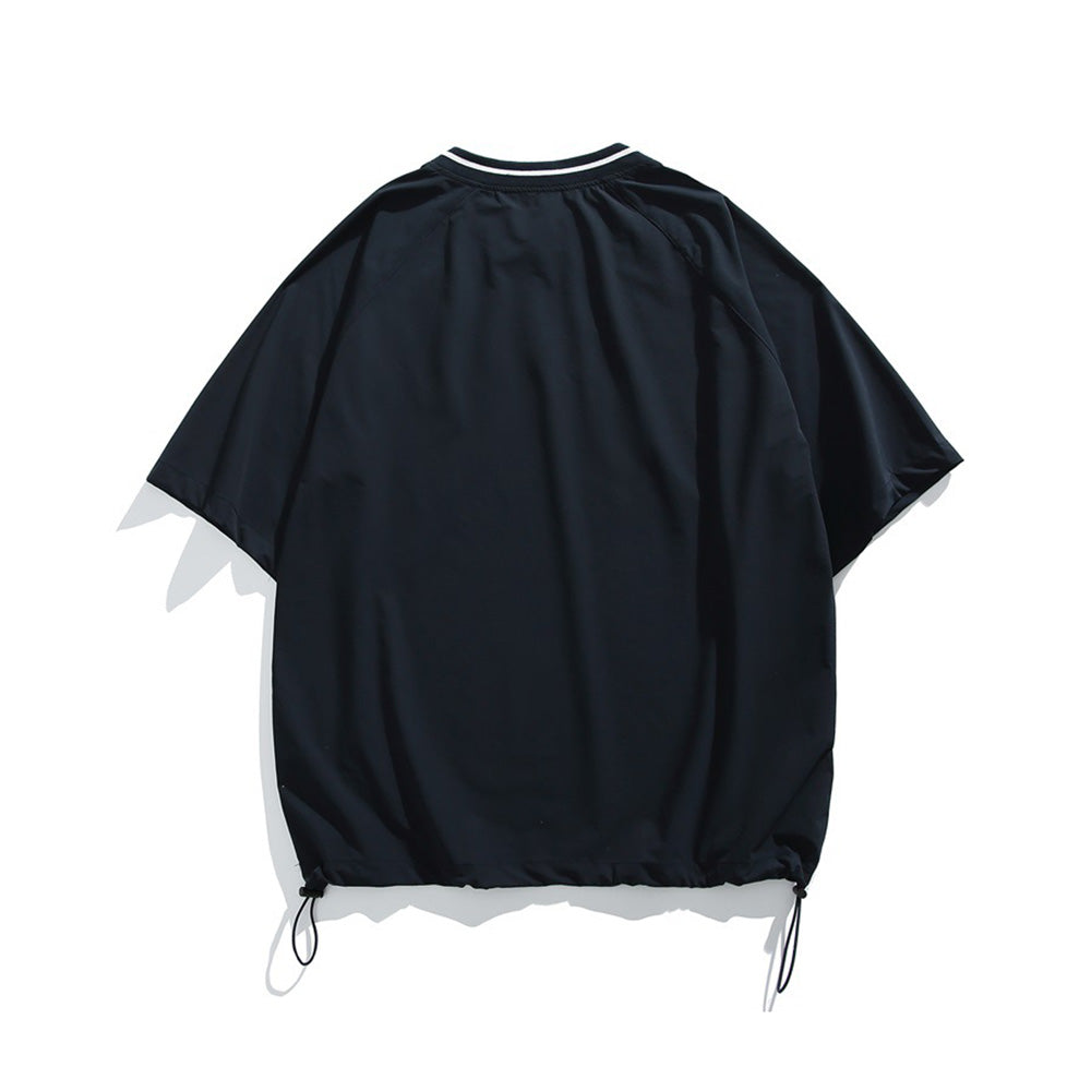 Breathable crew neck short sleeves