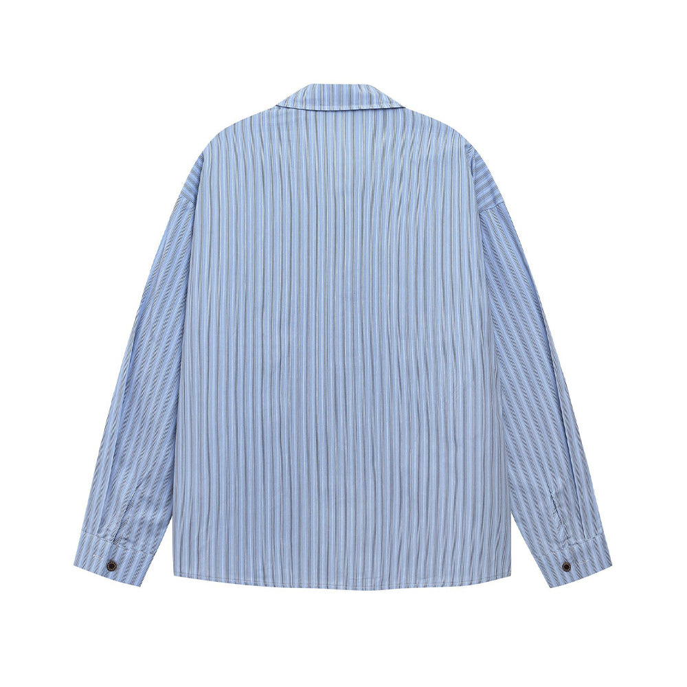 vintage striped long sleeve shirt