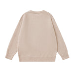 圓領小熊愛心針織衫