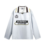 復古印花長袖衛衣