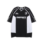 아메리칸 레트로 패치워크 반소매