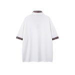 라펠 프린트 반소매