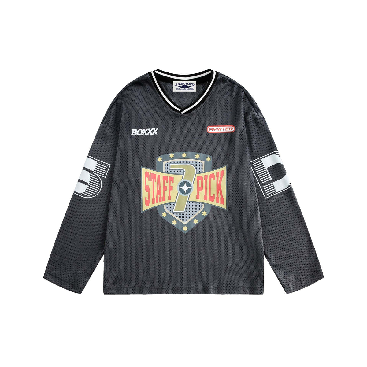 retro printed long sleeve sweatshirt