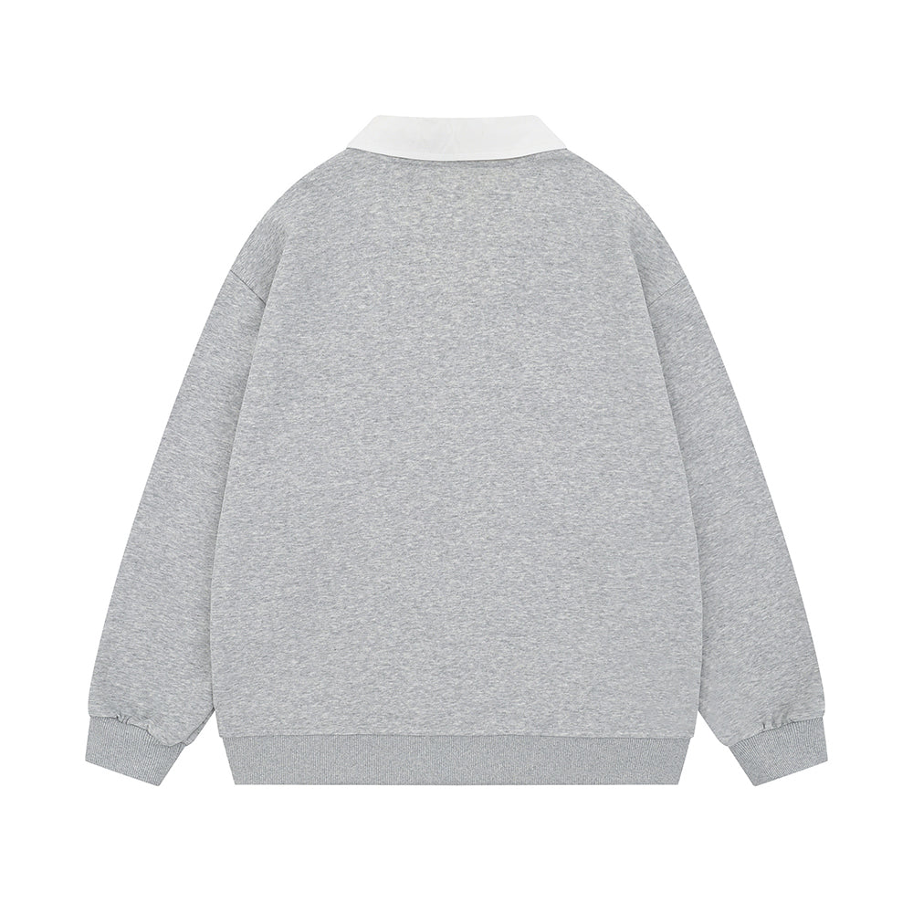 假兩件學院風衛衣