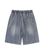 American washed distressed jeans