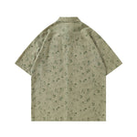 Floral short-sleeved shirt