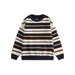 簡約條紋情侶毛衣