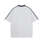 Retro simple loose short sleeves