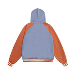 Contrast color lettering versatile jacket