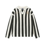 Simple and versatile collared sweater