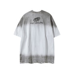 레트로 잉크젯 모터사이클 스타일 반팔