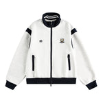 撞色學院風立領外套