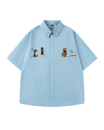 Cute Puppy Short Sleeve Shirt