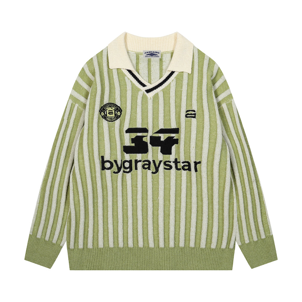 街頭polo領百搭情侶襯衫